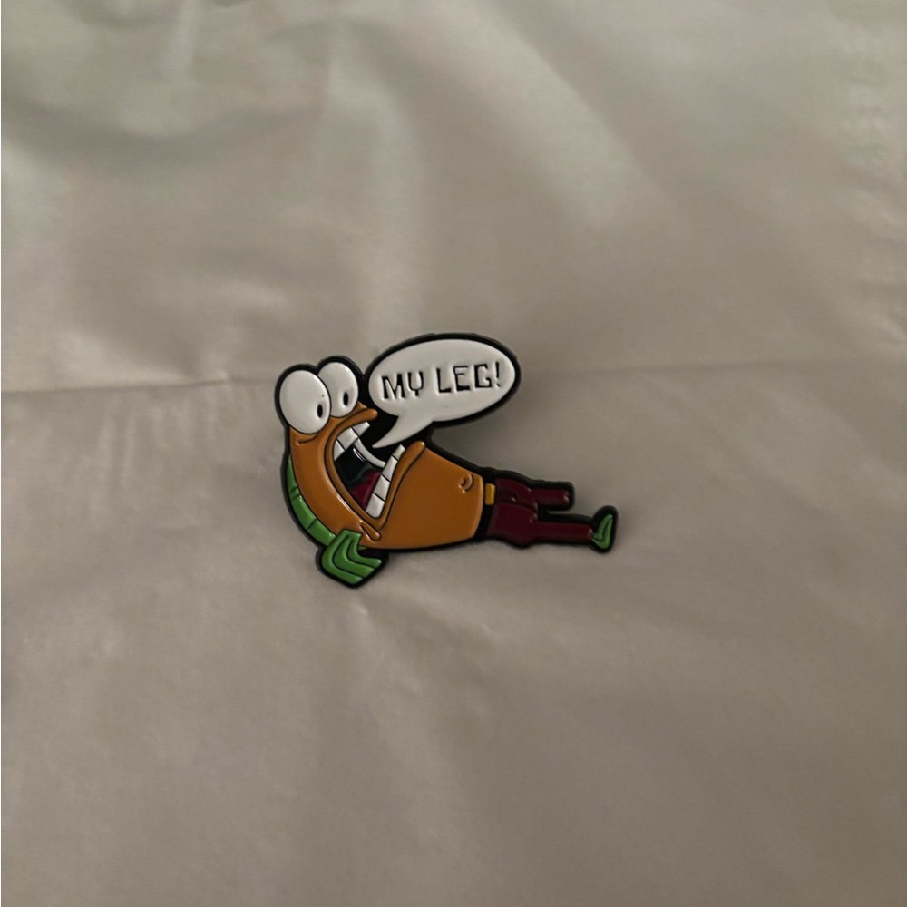 “My Leg” SpongeBob SquarePants Fish Pin